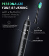 Sonic Electric Toothbrush with 8 Brush Heads for Adults, Rechargeable Electric Power Toothbrushes, 5 Modes, 3 Intensity Levels, 2 Minutes Smart Timer, 4 Hours Fast Charge for 60 Days