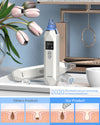 EUASOO Blackhead Remover Vacuum Facial Pore Cleanser Electric Acne Comedone Extractor Kit